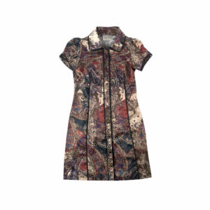 ZIZELCHRISTIN “GIZELLE” Dress with Paisley Pattern